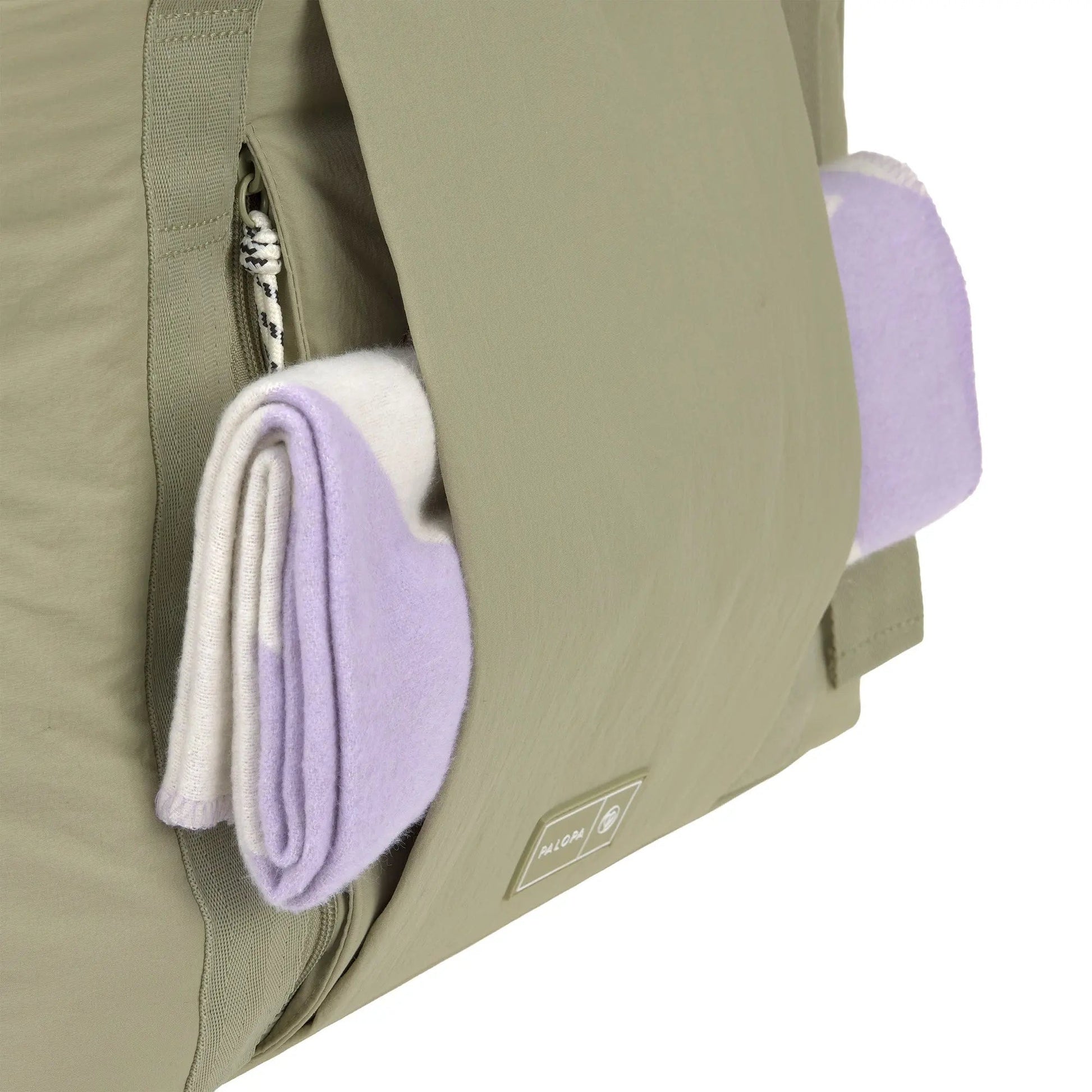 Palopa Hundetasche Crinkled Weda Pale Olive