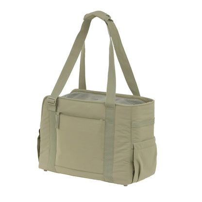 Palopa Hundetasche Crinkled Weda Pale Olive Detailansicht