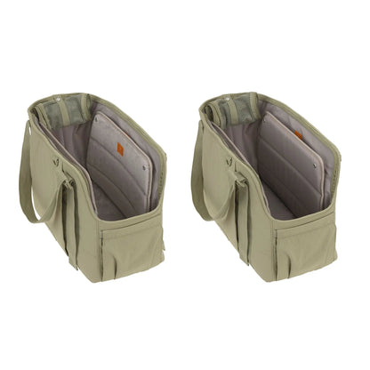 Palopa Hundetasche Crinkled Weda Pale Olive