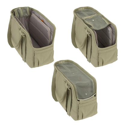 Palopa Hundetasche Crinkled Weda Pale Olive