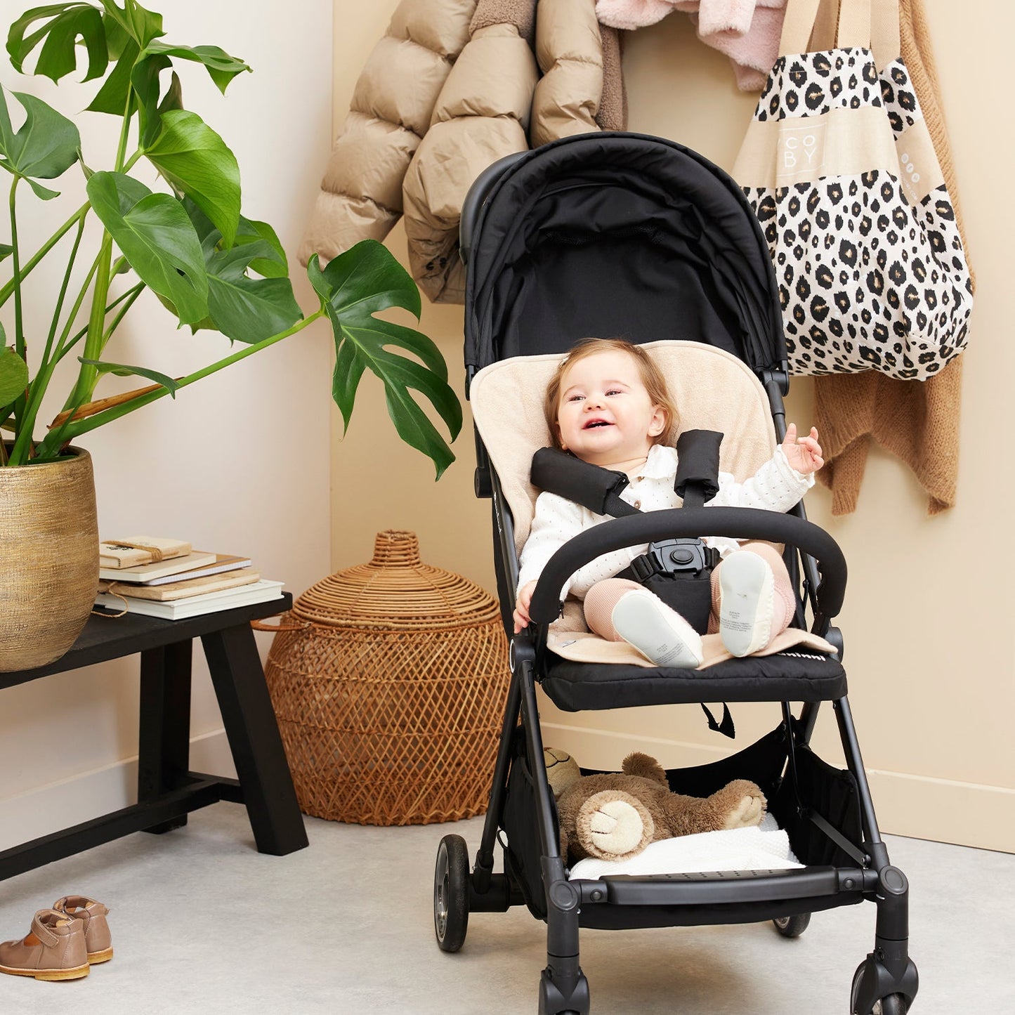 Meyco Buggy einlage frottee Sand