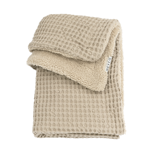 Meyco Decke Waffle Teddy Sand Studio