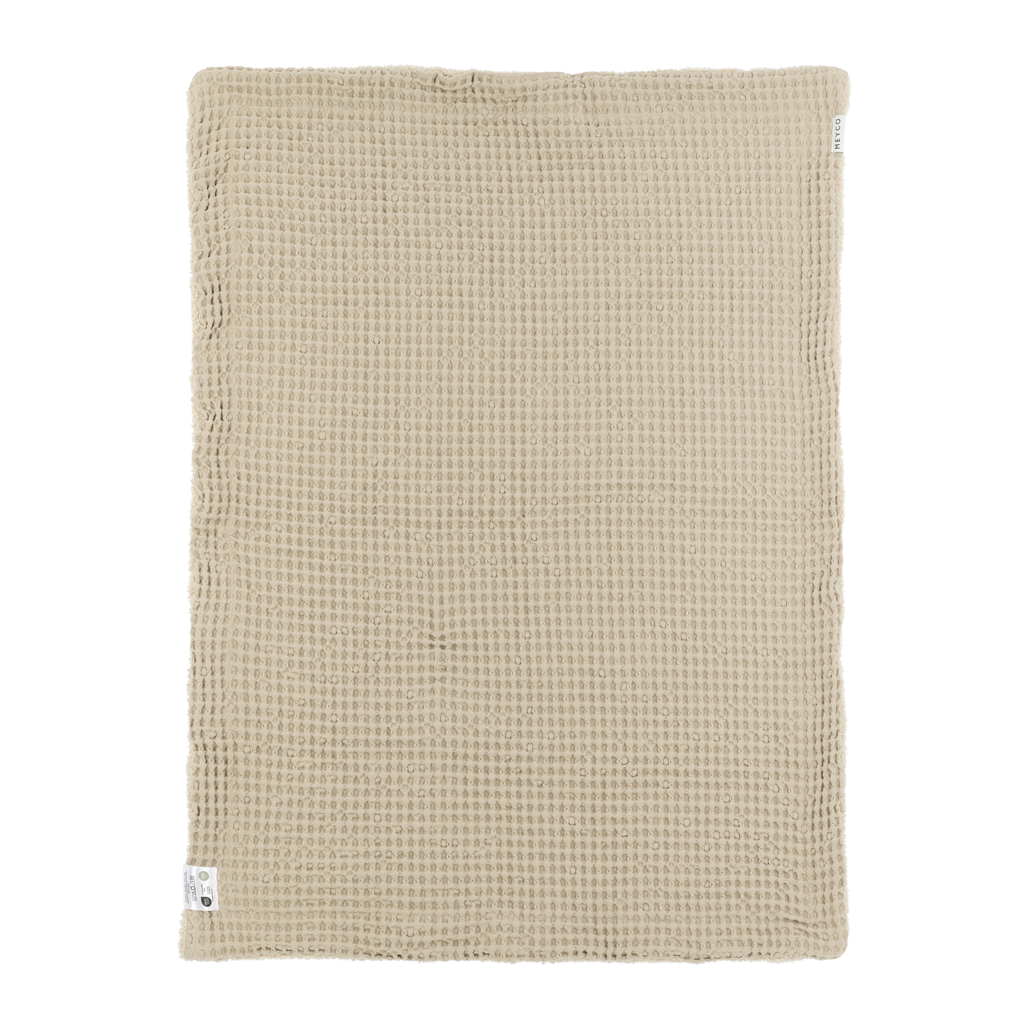 Meyco Decke Waffle Teddy Sand