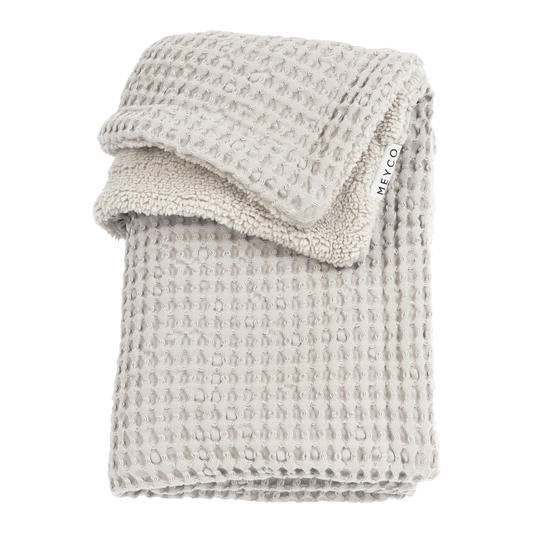 Meyco Decke Waffle Teddy Greige Studio
