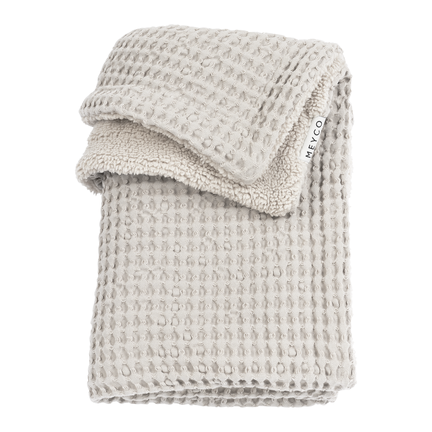 Meyco Decke Waffle Teddy Greige Studio