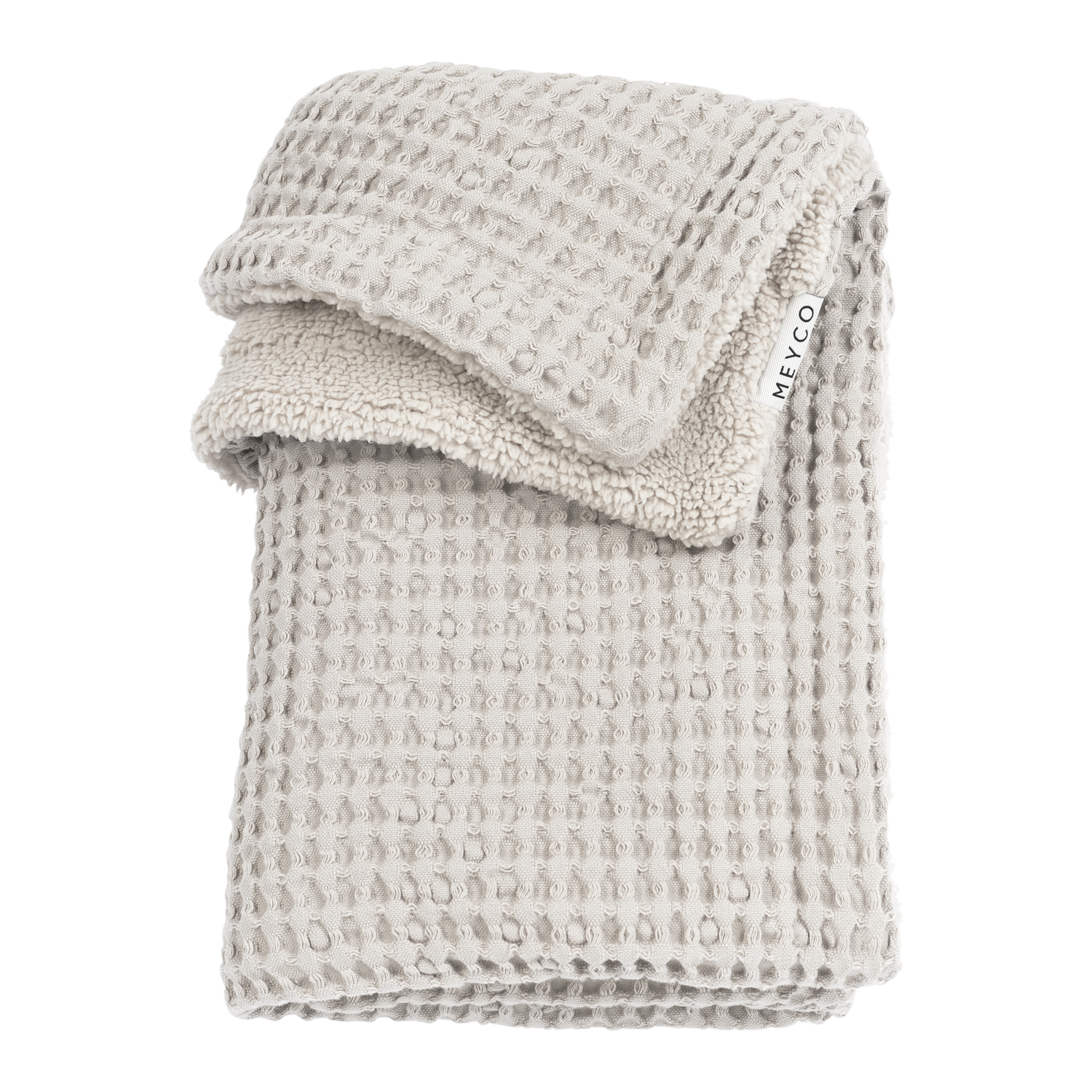 Meyco Decke Waffle Teddy Greige Studio