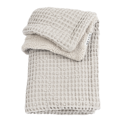 Meyco Decke Waffle Teddy Greige Studio