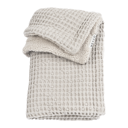Meyco Decke Waffle Teddy Greige