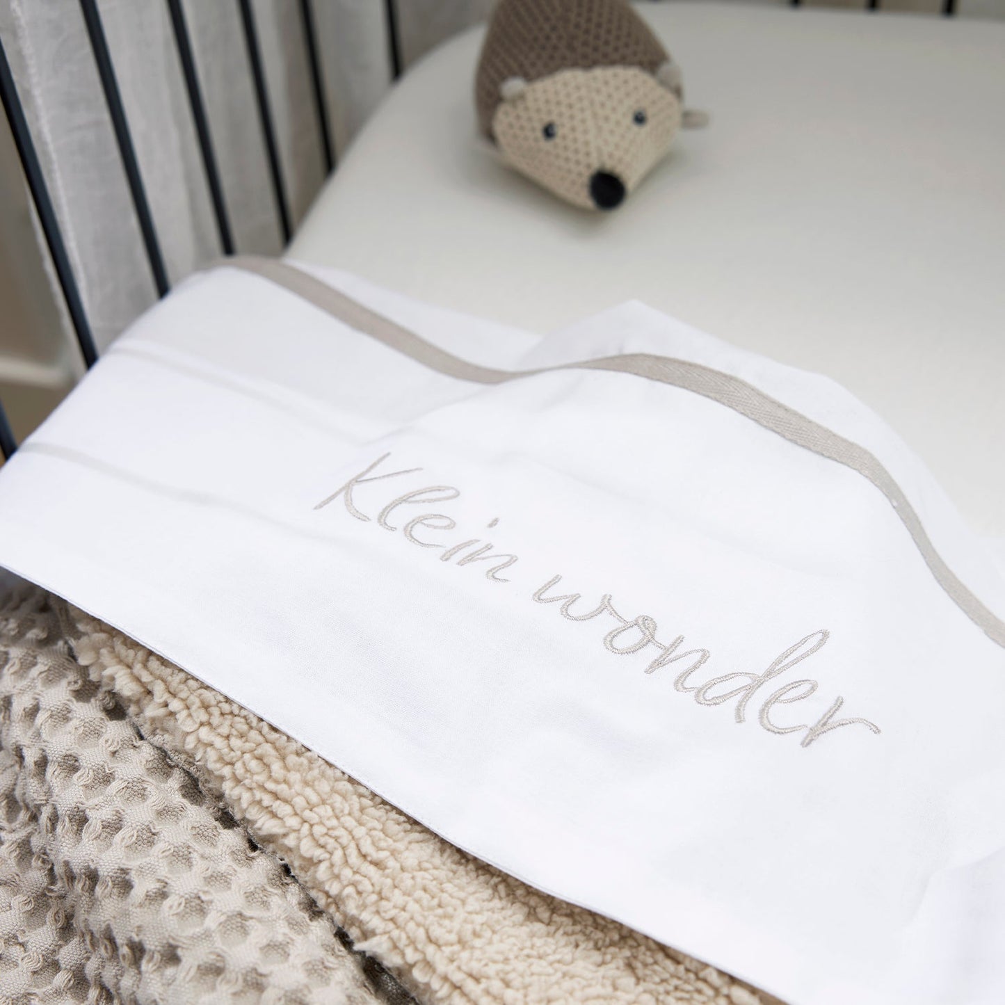 Meyco Decke Waffle Teddy Greige