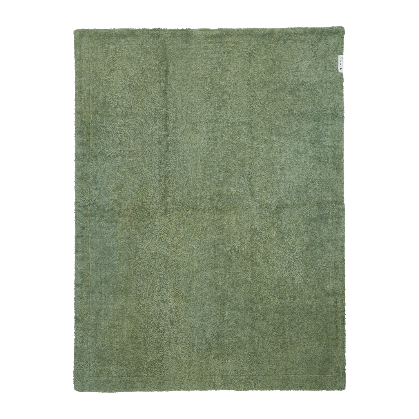 Meyco Decke Waffle Teddy Olive Green