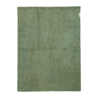 Meyco Decke Waffle Teddy Olive Green