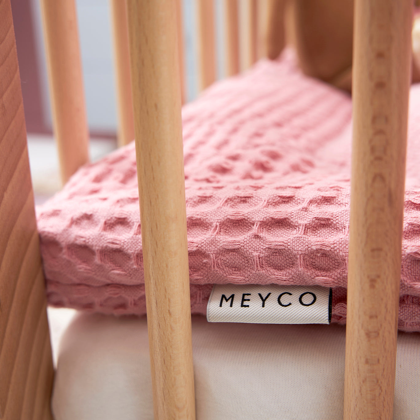 Meyco Laufgittereinlage Waffle Old Pink