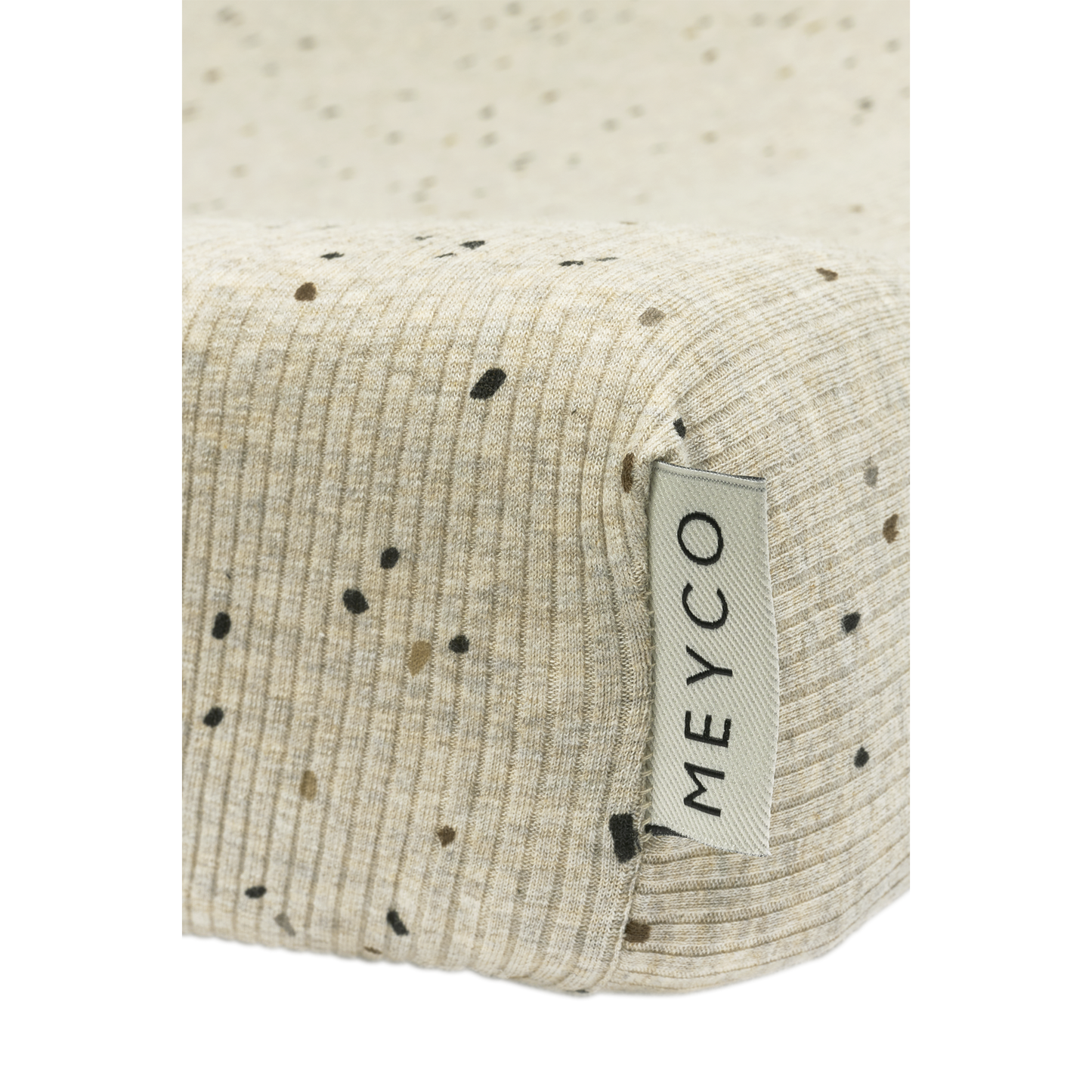 Meyco Wickelauflagenbezug Rib Mini Spot Mini spot Sand Melange