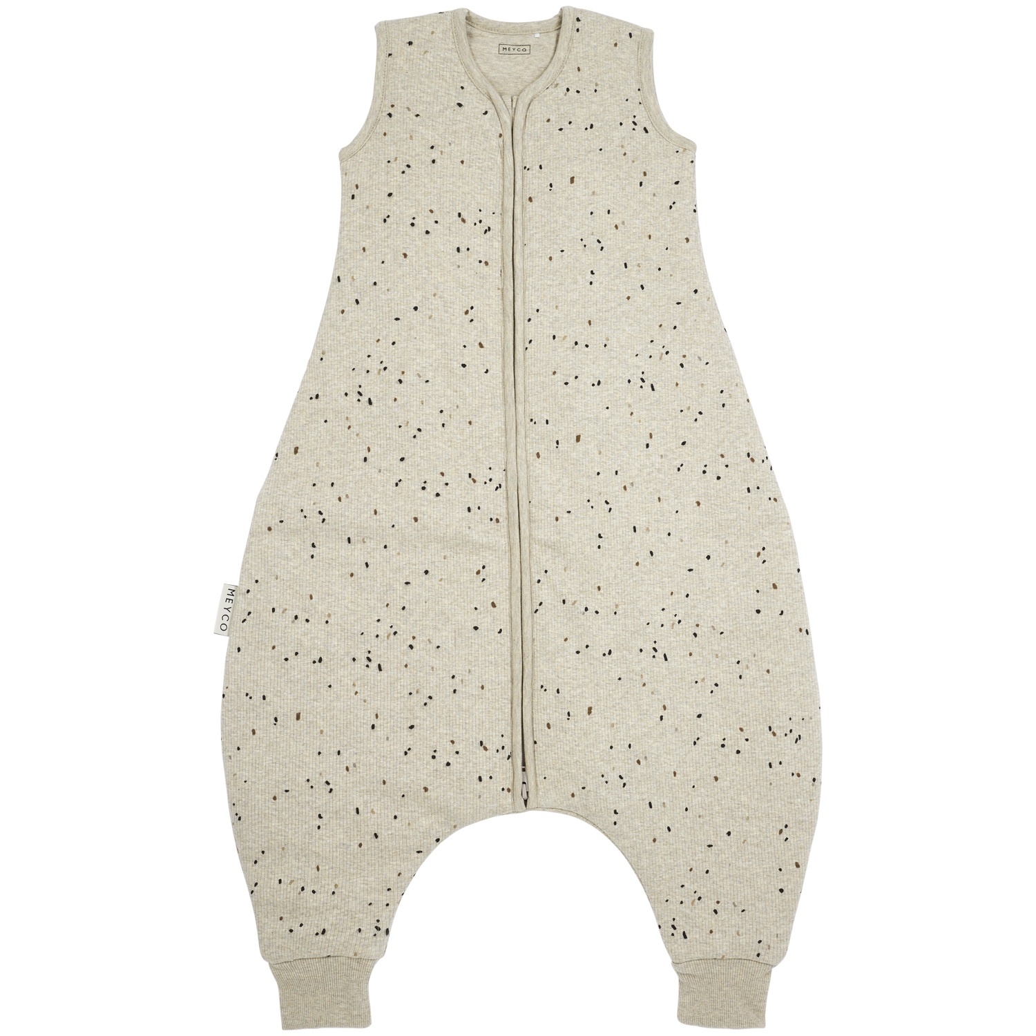 Meyco Schlafsack Jumper gefüttert Rib Mini spot Sand Melange