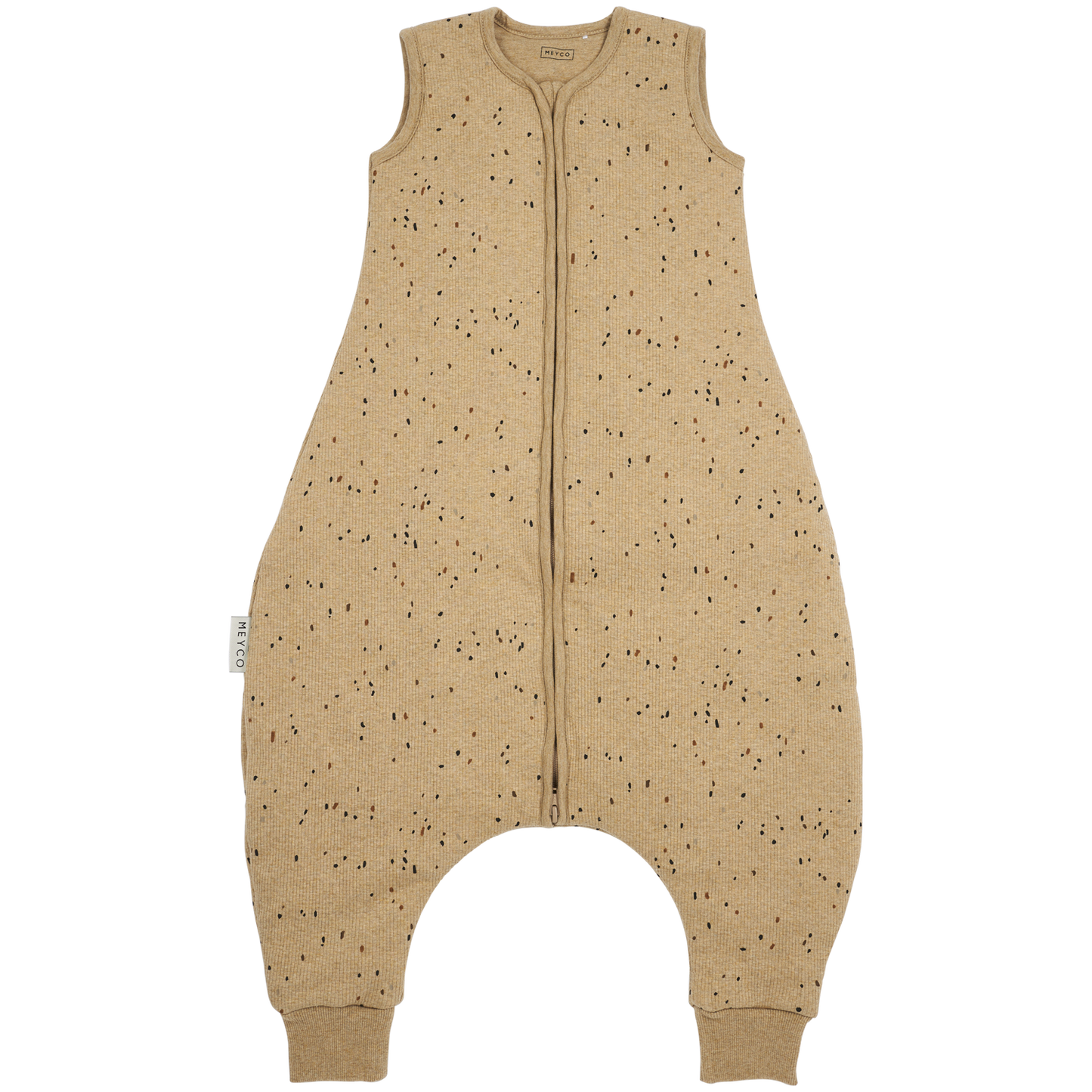 Meyco Schlafsack Jumper gefüttert Rib Mini spot Toffee Melange