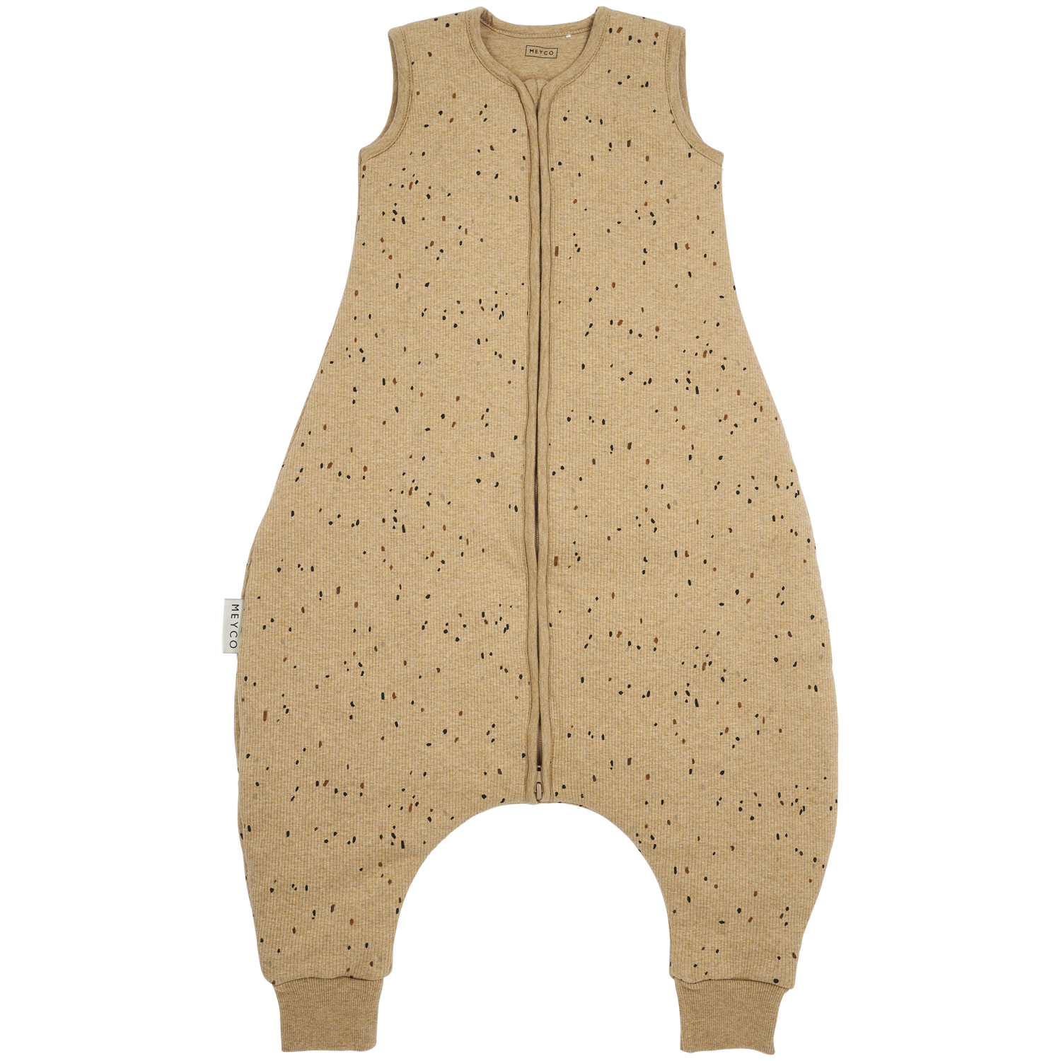 Meyco Schlafsack Jumper gefüttert Rib Mini spot Toffee Melange