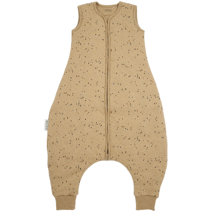 Meyco Schlafsack Jumper gefüttert Rib Mini spot Toffee Melange