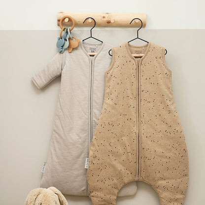 Meyco Schlafsack Jumper gefüttert Rib Mini spot Toffee Melange