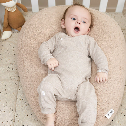 Meyco Relaxbezüge für Stillkissen Teddy Sand