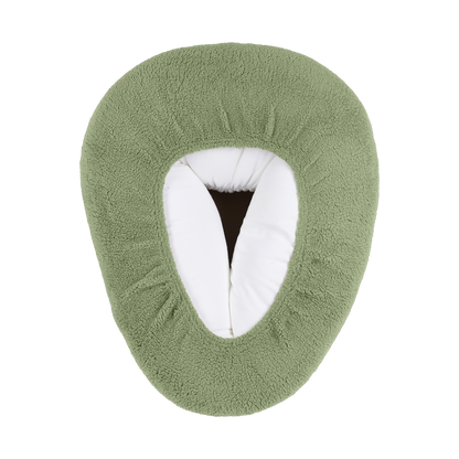 Meyco Relaxbezüge für Stillkissen Teddy Olive Green