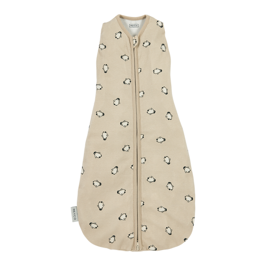 Meyco Cocoon Puckschlafsäcke Penguin Soft sand Studio
