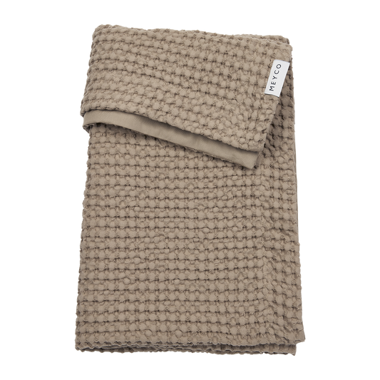 Meyco Decke Waffle Cotton Taupe Studio
