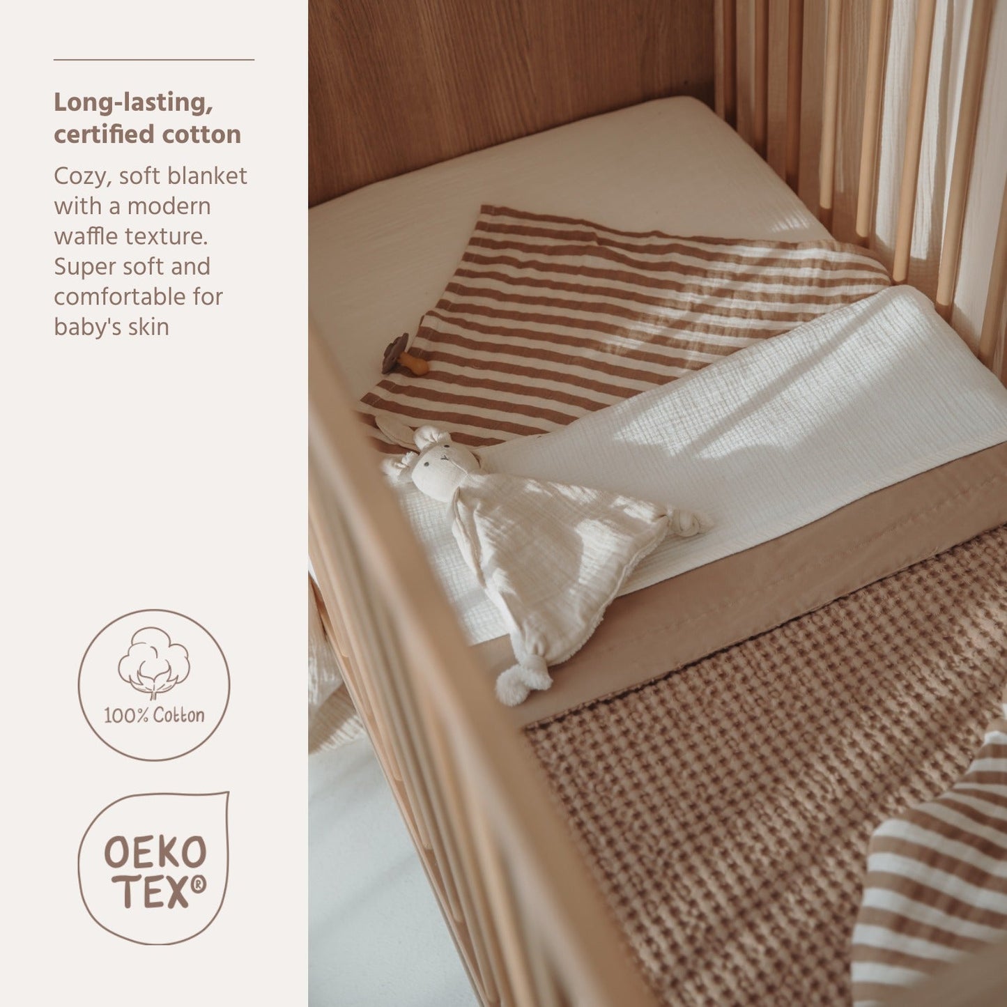 Meyco Decke Waffle Cotton Taupe