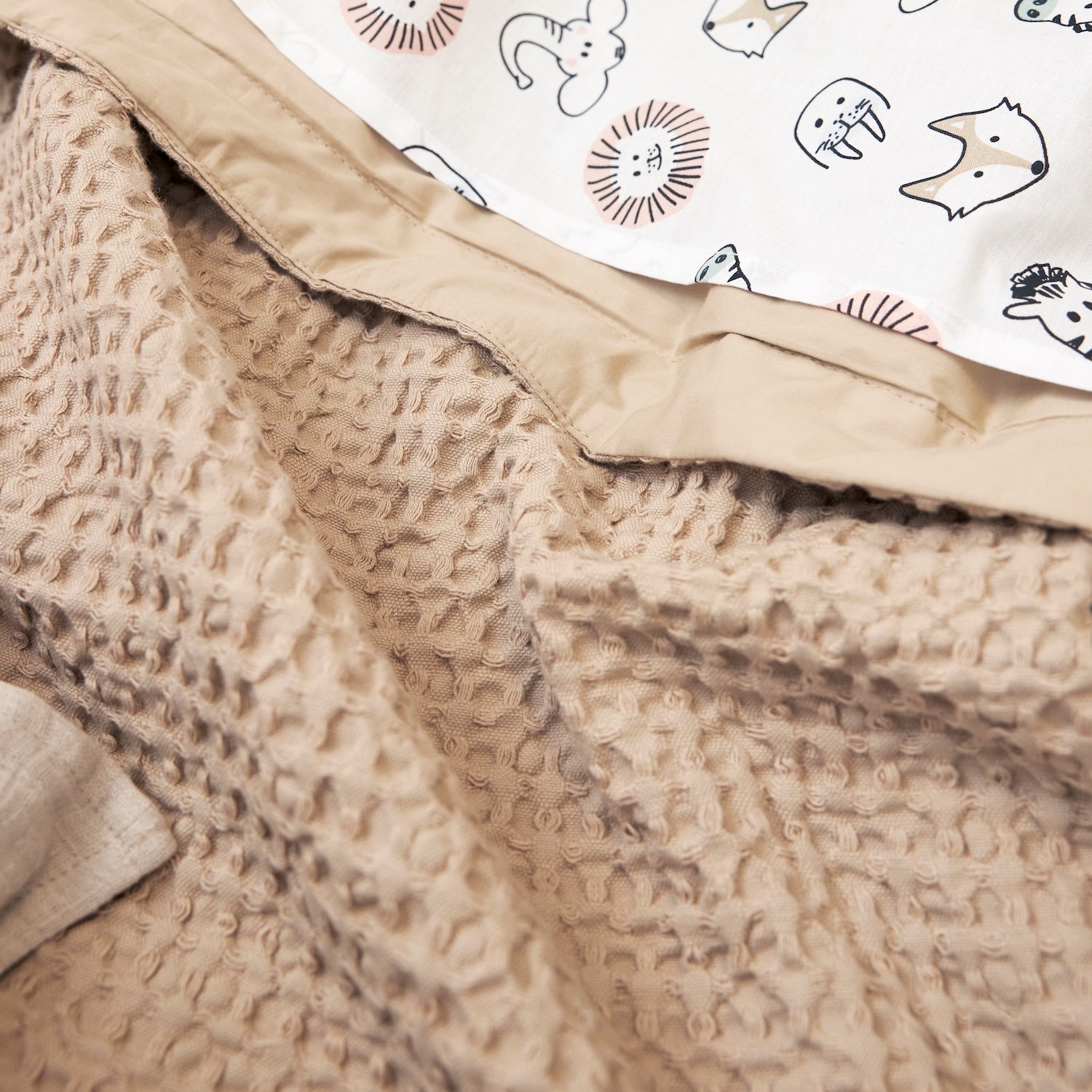 Meyco Decke Waffle Cotton Sand