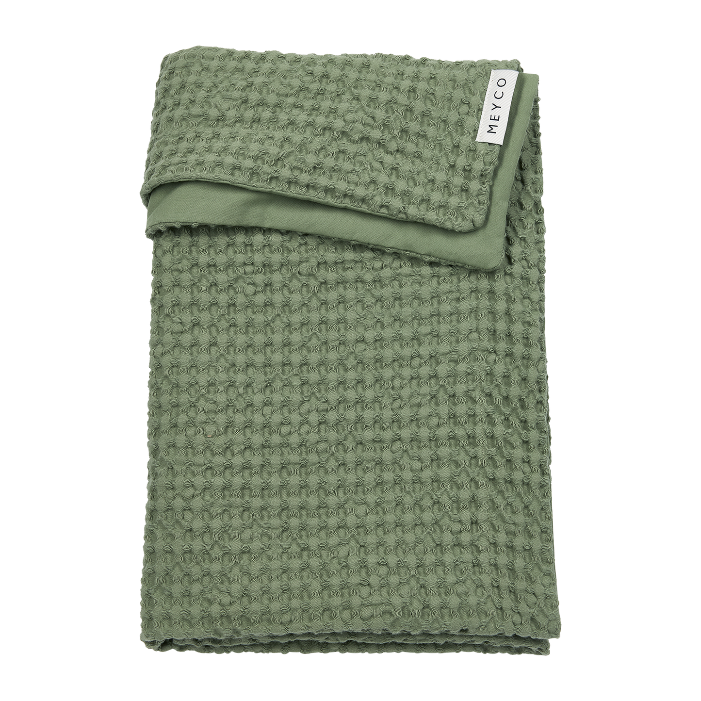 Meyco Decke Waffle Cotton Olive Green Studio