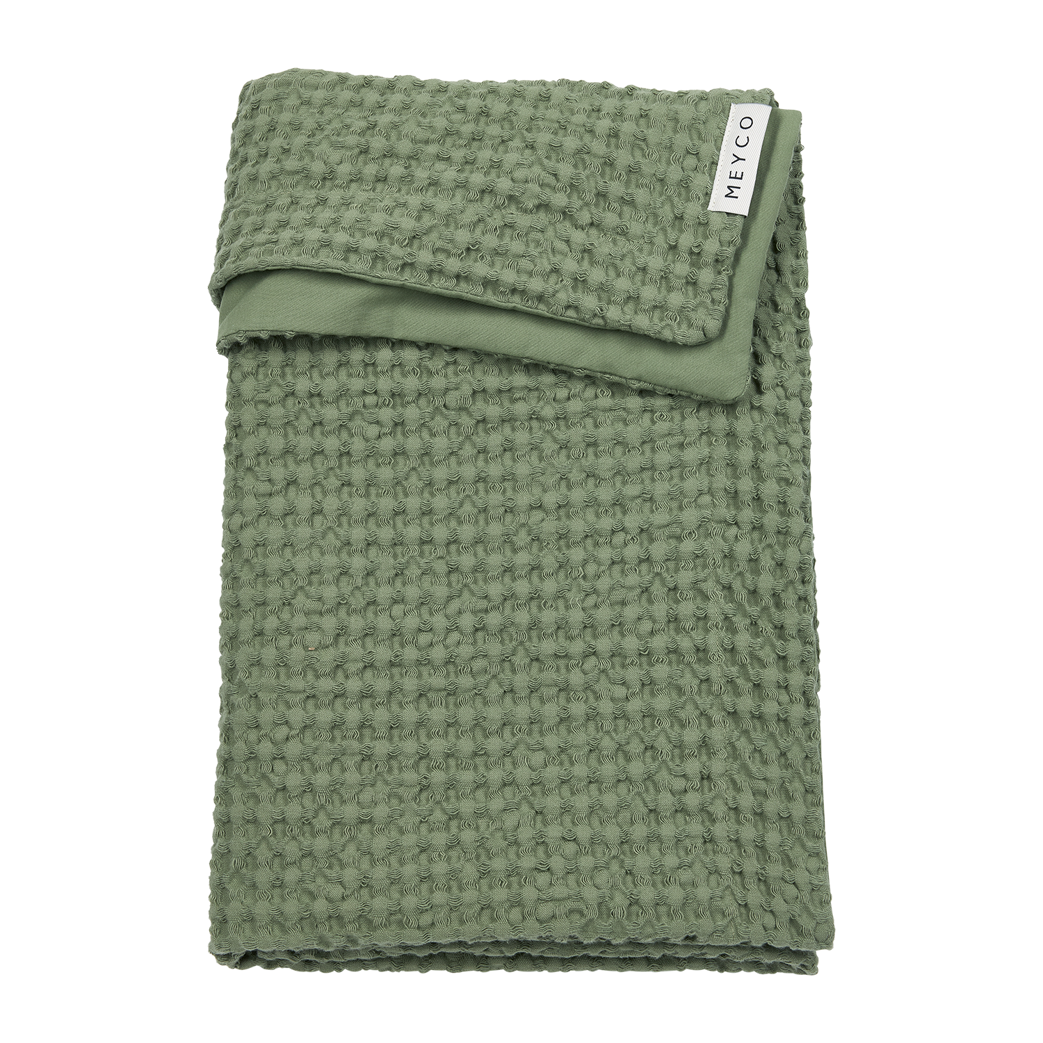 Meyco Decke Waffle Cotton Olive Green Studio
