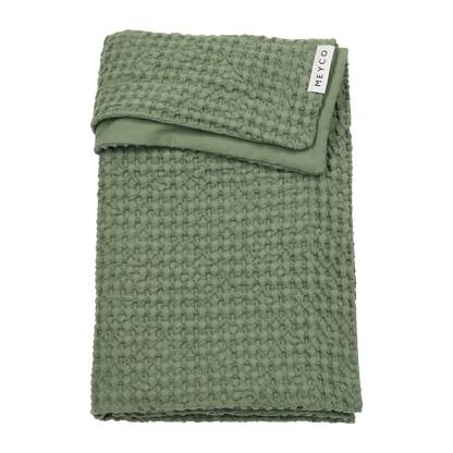 Meyco Decke Waffle Cotton Olive Green Studio