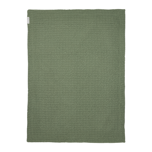 Meyco Decke Waffle Cotton Olive Green