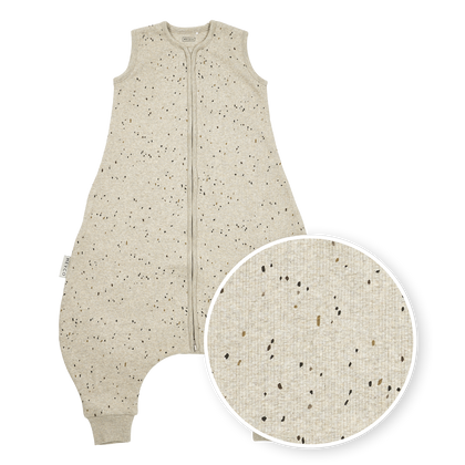 Meyco Schlafsack Jumper Rib Mini spot Sand Melange