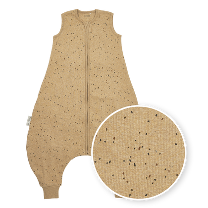 Meyco Schlafsack Jumper Rib Mini spot Toffee Melange