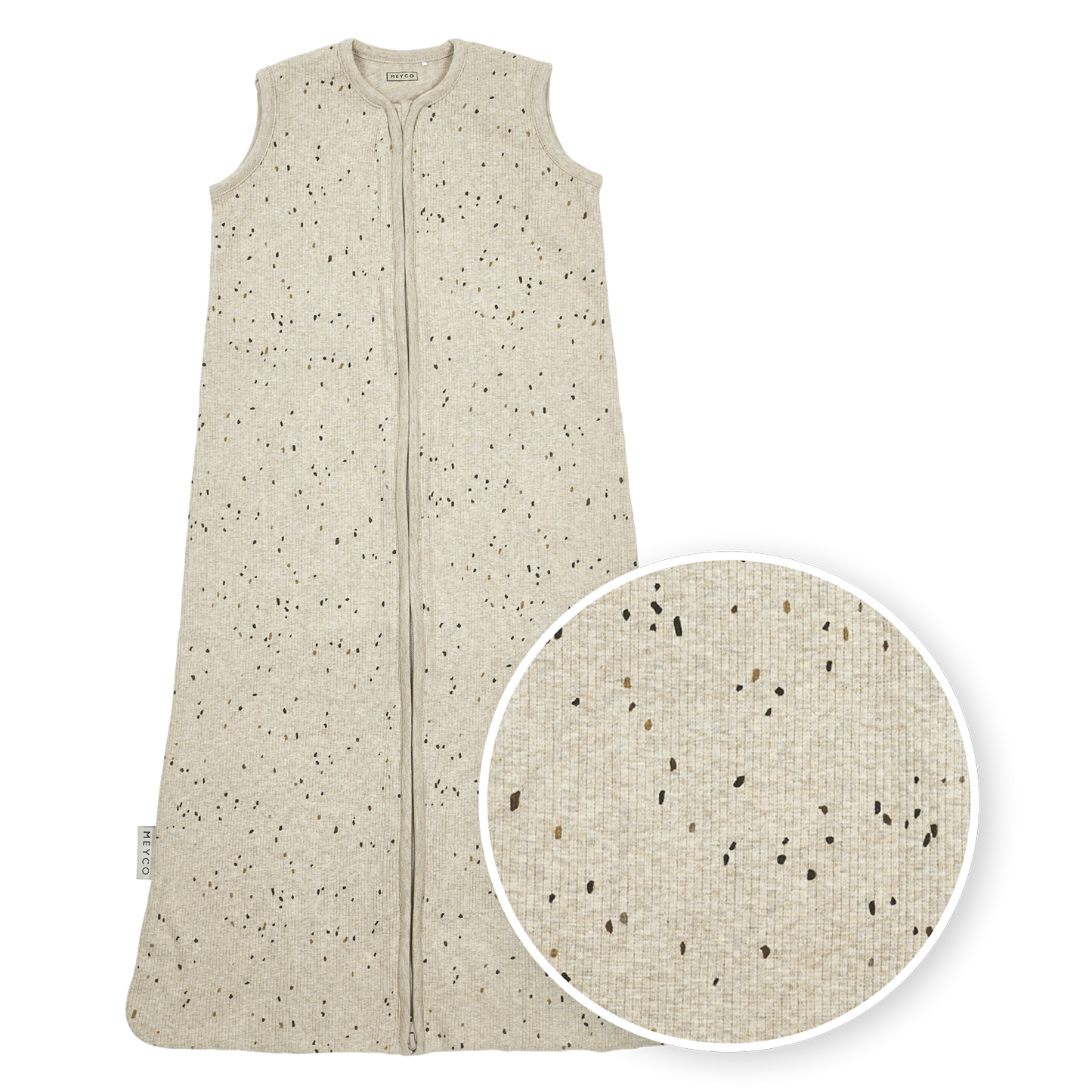 Meyco Schlafsack Rib Mini spot Sand Melange Studio