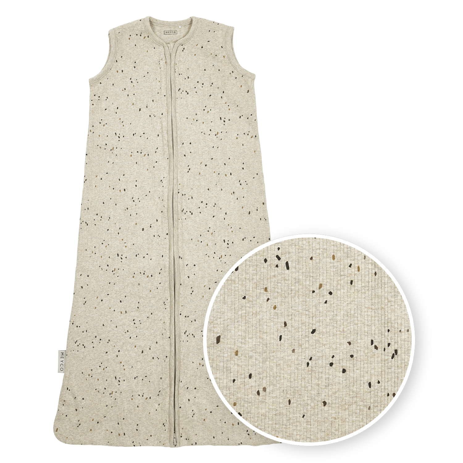 Meyco Schlafsack Rib Mini spot Sand Melange Studio