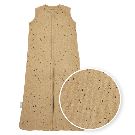 Meyco Schlafsack Rib Mini spot Toffee Melange Studio