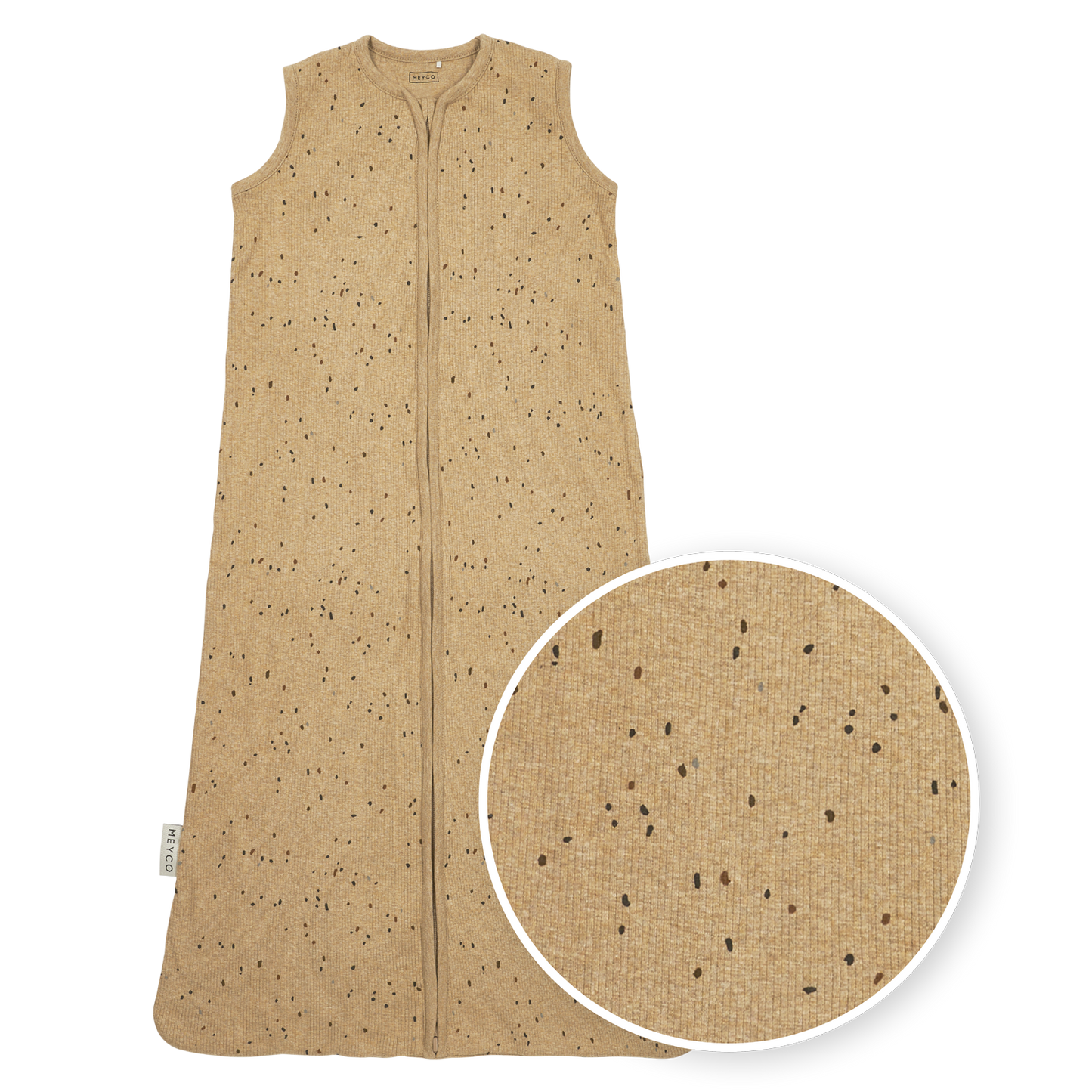 Meyco Schlafsack Rib Mini spot Toffee Melange Studio