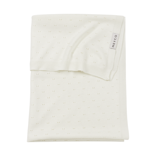 Meyco Decke Bamboo Ajour Offwhite Studio