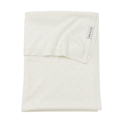 Meyco Decke Bamboo Ajour Offwhite