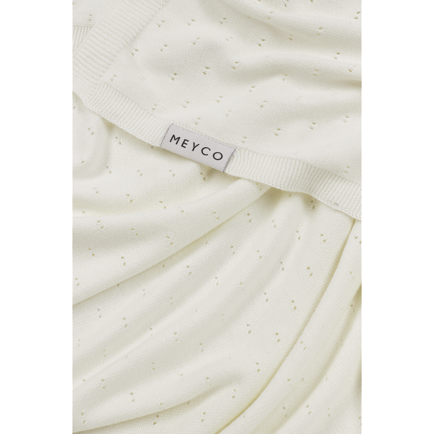 Meyco Decke Bamboo Ajour Offwhite