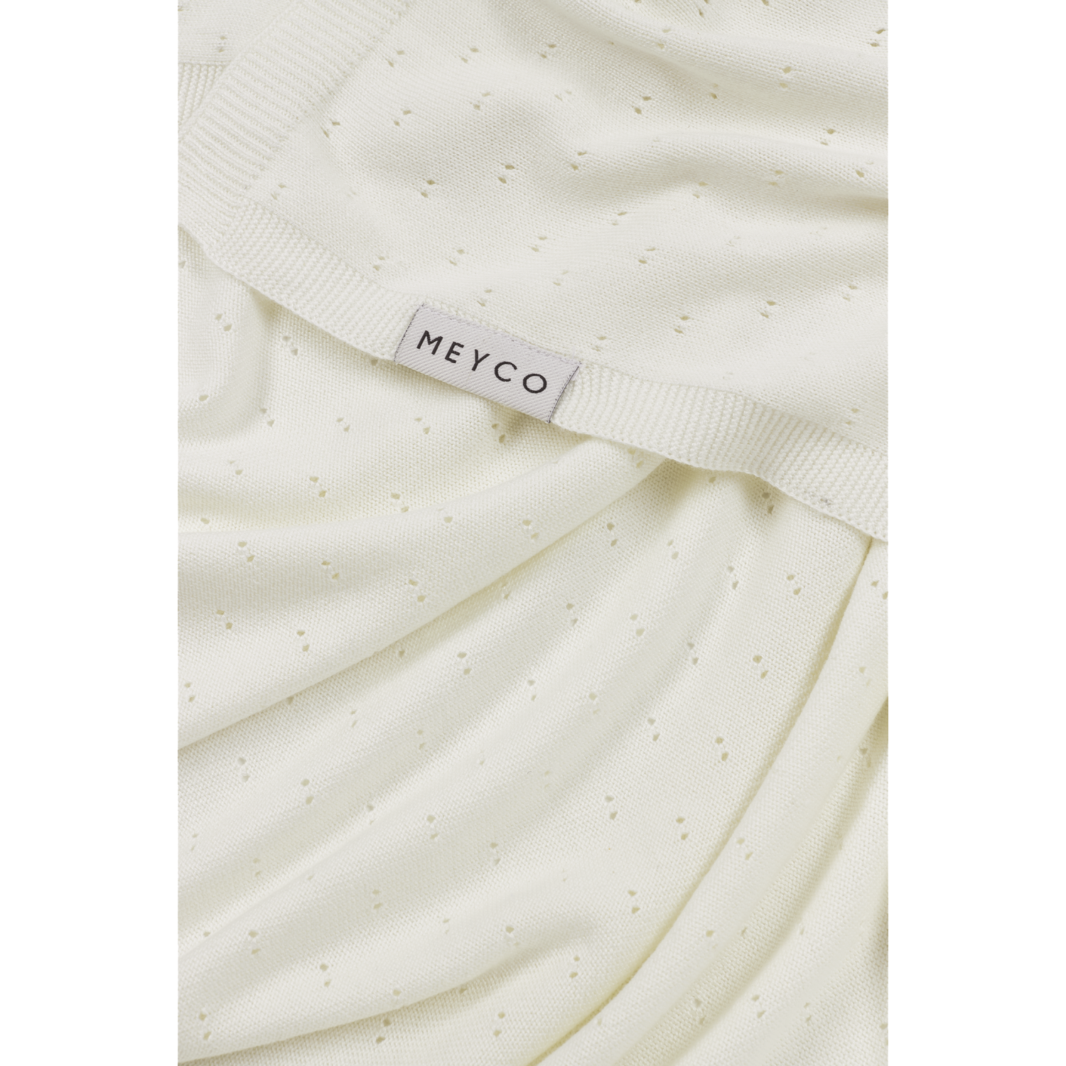 Meyco Decke Bamboo Ajour Offwhite