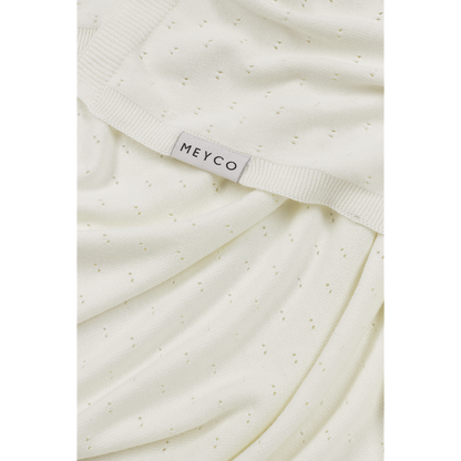Meyco Decke Bamboo Ajour Offwhite