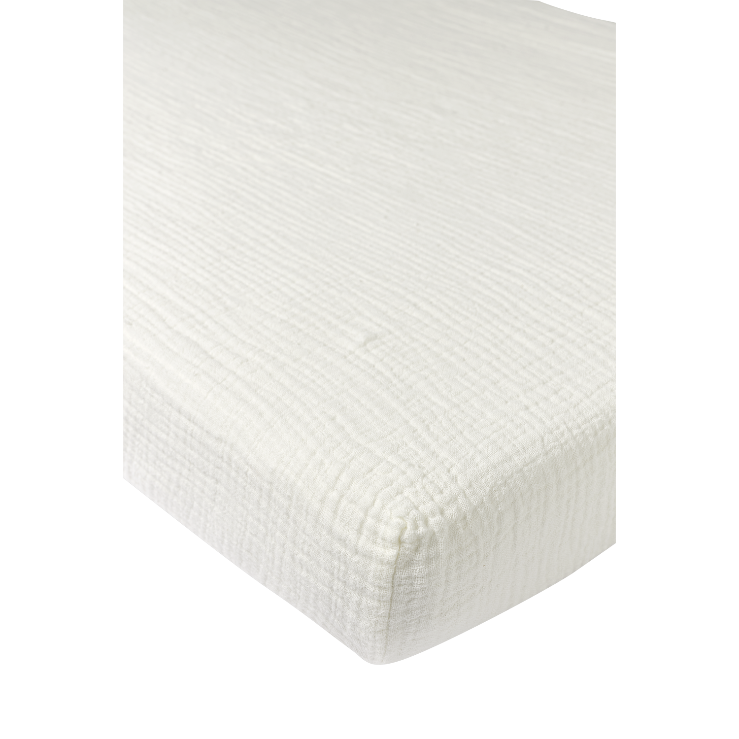 Meyco Spannbettlaken vorgewaschen musselin Offwhite Studio