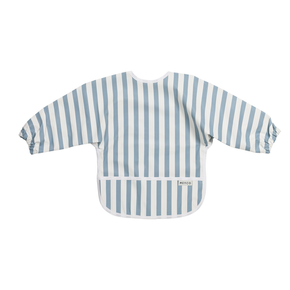 Meyco Ärmellätzchen Fat Stripe Jeans Blue