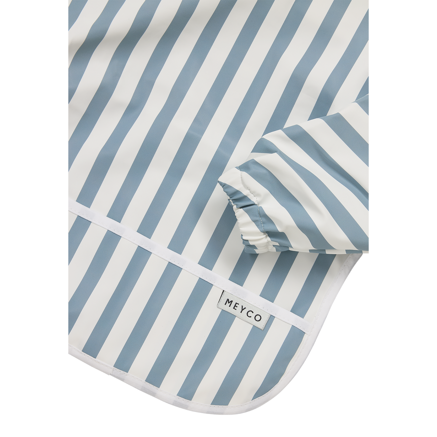 Meyco Ärmellätzchen Fat Stripe Jeans Blue