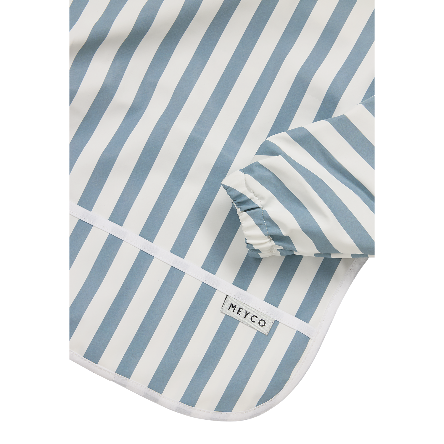 Meyco Ärmellätzchen Fat Stripe Jeans Blue