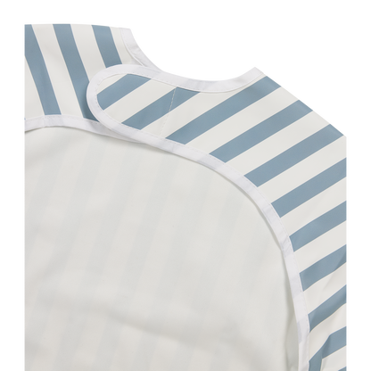 Meyco Ärmellätzchen Fat Stripe Jeans Blue