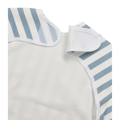 Meyco Ärmellätzchen Fat Stripe Jeans Blue