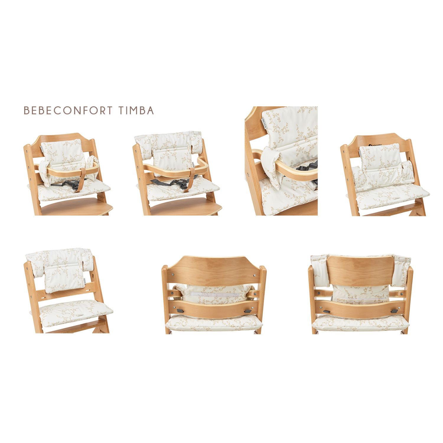 Meyco Sitzverkleiner Kinderhochstuhl Branches Sand